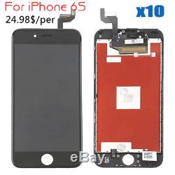10PCS LCD Display Touch Screen Digitizer Assembly Replacement For iPhone 6S 4.7