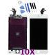 10x Iphone 6 Plus 5.5'' Lcd Screen Replacement Assembly Digitizer Frame White
