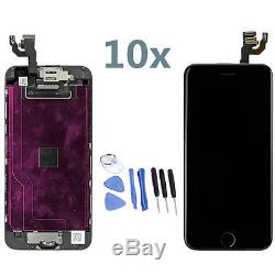 10x Black For iPhone 6 LCD Display Touch Screen Full Assembly Repair Replacement