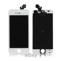 10x Lot Replacement White Touch Screen Digitizer + LCD Assembly For iPhone 5