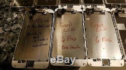 25 iPhone 6 6S 6 Plus 6S Plus 7 LCD Lot Cracked Glass Screen Replacement