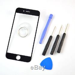 5.5'' Black Front Glass Lens Outer Screen Replacement For iPhone 6 Plus +Tools