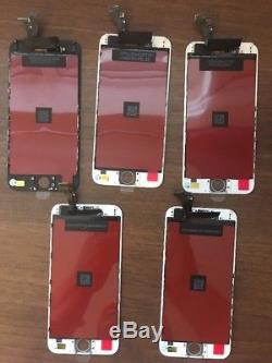 5 X 100% Genuine/Original iPhone 6 4.7 Replacement LCD Screen Black only