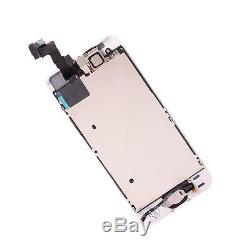 5Pcs White LCD Display Touch Screen Digitizer Assembly Replacement for iPhone 5S