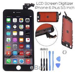 5X Replacement LCD Screen + Touch Digitizer Assembly For iPhone 6 Plus 5.5 Black