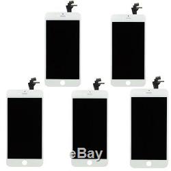 5x iPhone 6 Plus 5.5'' White LCD Screen Replacement Digitizer Frame Assembly