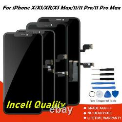 Apple iPhone 10 X XR XS 11 Pro Max Incell LCD Display Touch Screen Replacement