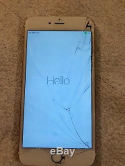 Apple iPhone 6 Plus 16GB Unlocked Gold Works Great Includes Replacement Screen