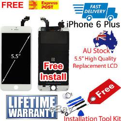 Apple iPhone6 Plus White LCD Touch Screen replacement digitizer Free Install