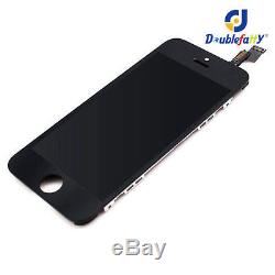 Black LCD Lens Touch Screen Display Digitizer Assembly Replacement for iPhone 5S