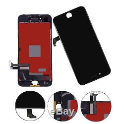 Black LCD Touch Screen Digitizer Assembly + Frame Replacement For iPhone 7 4.7