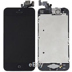 For 10x iPhone 5 LCD Lens Display Touch Screen Replacement Full Assembly Black