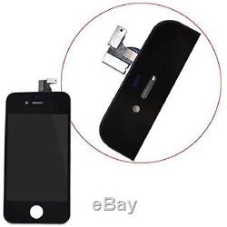 For Apple Iphone 4 4g (AT&T) Black Screen Glass Replacement Digitizer with Frame