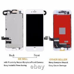 For Full iPhone 7 4.7 Touch Screen Display Replacement Digitizer + Camera White