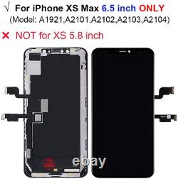 For Iphone Xs Max Screen Replacement 6.5 Inch LCD Touch Screen Display Digitizer