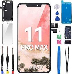 For iPhone 11 Pro Max Screen Replacement 6.5 with Ear Speaker Proximity Sensor