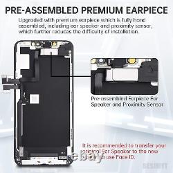 For iPhone 11 Pro Max Screen Replacement 6.5 with Ear Speaker Proximity Sensor