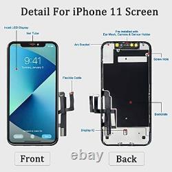 For iPhone 11 Screen Replacement Kit, MrR. OMW LCD Screen Repair Kit iPhone 11 To