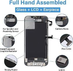 For iPhone 12 Pro Max Screen Replacement with Front Speaker Proximity Sensor