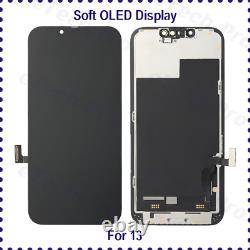 For iPhone 13 6.1 Soft OLED Display LCD Touch Screen Digitizer Replacement USA