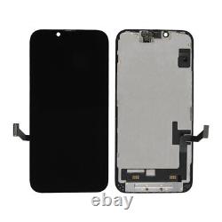 For iPhone 14 6.1 Soft OLED Display LCD Touch Screen Frame Assembly Replacement