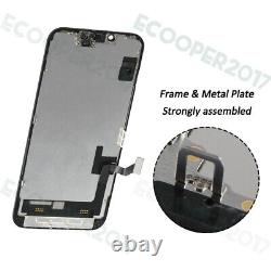 For iPhone 14 OLED Display LCD Touch Screen Digitizer Replacement Frame Assembly