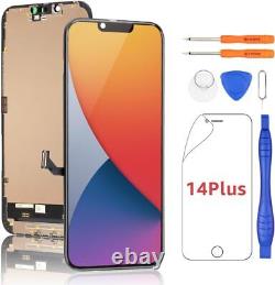 For iPhone 14 Plus Screen Replacement Kit LCD COF Full HD Display A2886 A2632