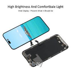 For iPhone 14 Pro Max LCD Display Touch Screen Digitizer Frame Replacement 6.7'