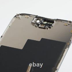 For iPhone 15 Pro Black Soft OLED Display LCD Touch Screen Replacement Assembly