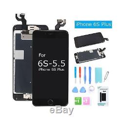 For iPhone 6S Plus Screen Replacement LCD Display with Home Button Front Camera