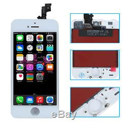 For iPhone SE White LCD Screen Touch Digitizer Display Assembly Replacement Part