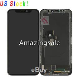 For iPhone X 10 LCD Display Screen Touch Digitizer Assembly Replacement Black US