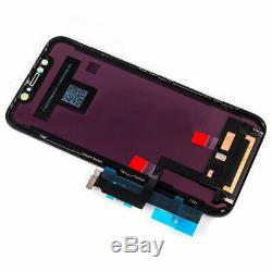 For iPhone XR LCD Display Touch Screen Digitizer Replacement With Back Plate