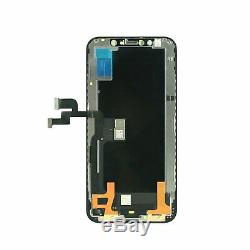 For iPhone XS LCD Display Touch Screen Digitizer Replacement Black Glass & Frame