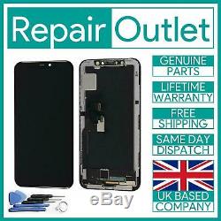 For iPhone Xs OLED AMOLED LCD Touch Screen Display Assembly Replacement Black