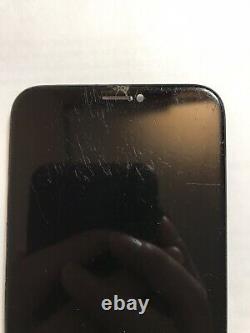 Genuine OEM Original Apple Black iPhone X OLED Screen Replacement Fair Condi#108