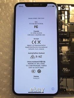 Genuine OEM Original Apple Black iPhone X OLED Screen Replacement Good Condit#40