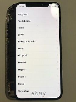 Genuine OEM Original Apple Black iPhone X OLED Screen Replacement Good Condit#58