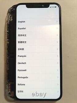 Genuine OEM Original Apple Black iPhone X OLED Screen Replacement Good Condit#59