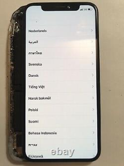 Genuine OEM Original Apple Black iPhone X OLED Screen Replacement Good Condit#59