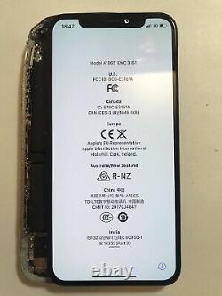 Genuine OEM Refurbished Black iPhone X OLED Screen Replacement Good Condit#60