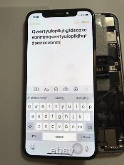 Genuine OEM Refurbished Black iPhone X OLED Screen Replacement Good Condition