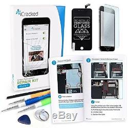ICracked iPhone 6 Screen Replacement Kit Sprint Mobile Retail Packaging Black