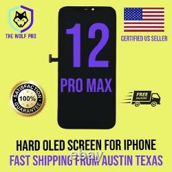 IPhone 12 Pro Max Screen Hard OLED 6.7 inches Black replacement screen