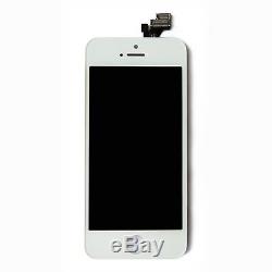 IPhone 5 White LCD Assembly and Touch Screen Glass Digitizer Replacement for 5