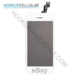 IPhone 5S White Front Screen Assembly Glass Digitizer LCD Replacement USA