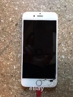 IPhone 6, Gold, 16gb (screen needs replacement)