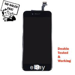 IPhone 6 Replacement Set LCD Touch Screen Digitizer Frame Assembly Black Tested