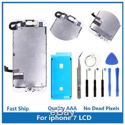 IPhone 7 3D Screen Replacement LCD Shield Plate Front Camera Ear Speaker & Tools