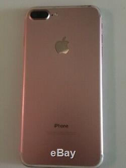 IPhone 7 Plus Used- 128GB Rose Gold (Unlocked) A166 Screen Replaced (black)